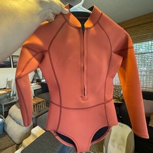 Orange Long Sleeve Wetsuit